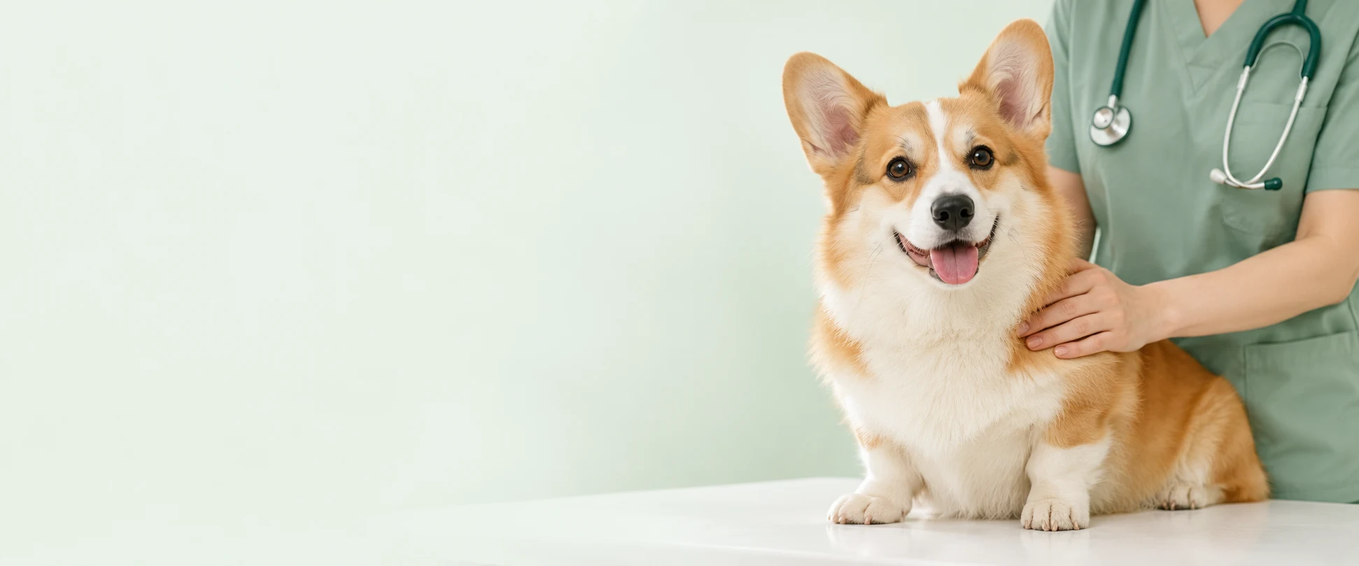 柯基犬在专业照护场景中得到温柔陪伴